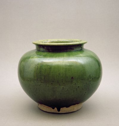 Chinese jar, Yueh ware, Six Dynasties (265-589AD) by Chinese School